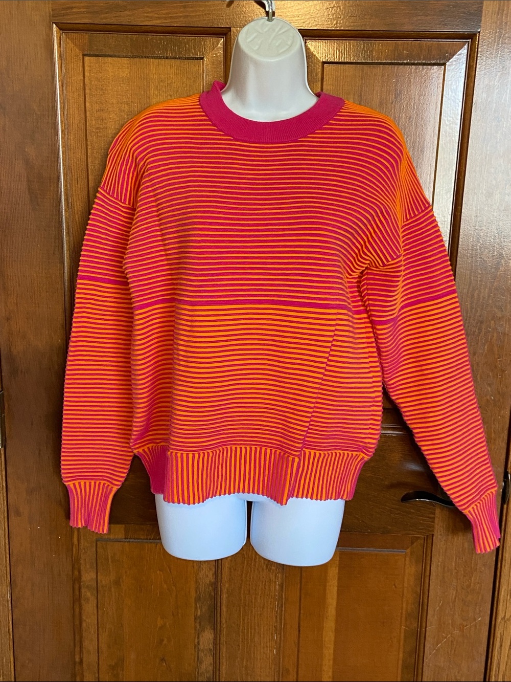 Beach Riot Occulus Sweater in the Sunset Two-Tone Rib colorway Size Small - Picture 2 of 9